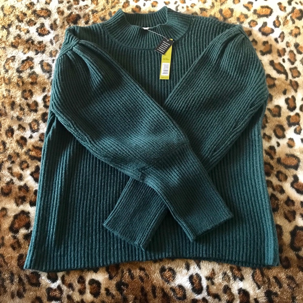 NWT Gianni Bini Piper Puff Sleeve Sweater